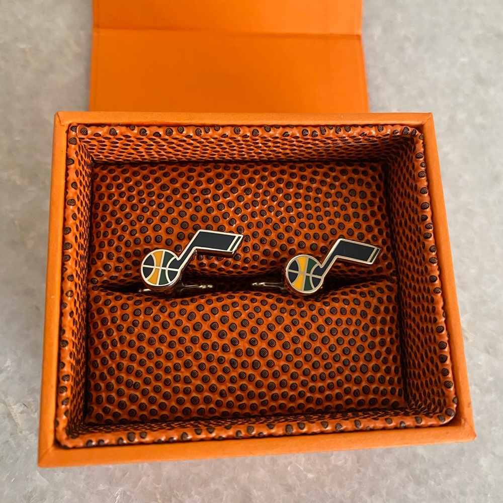 Utah Jazz cuff links